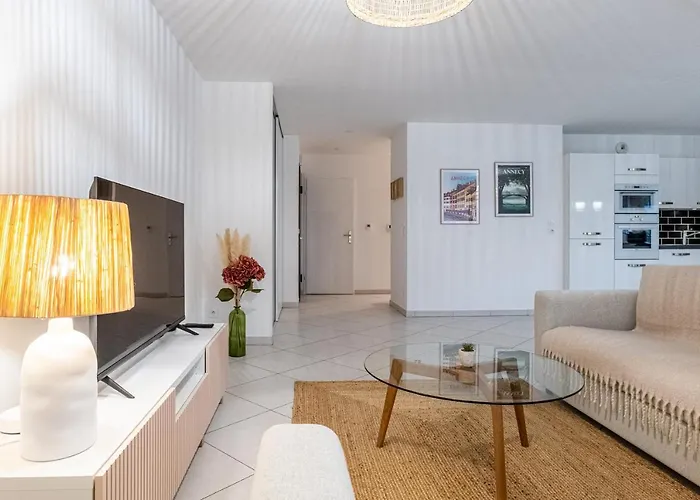 La Canopee D'annecy - Spacieux T3 Situe A L'entree De La Vieille Avec Garage Et Grande Terasse Apartment Annecy